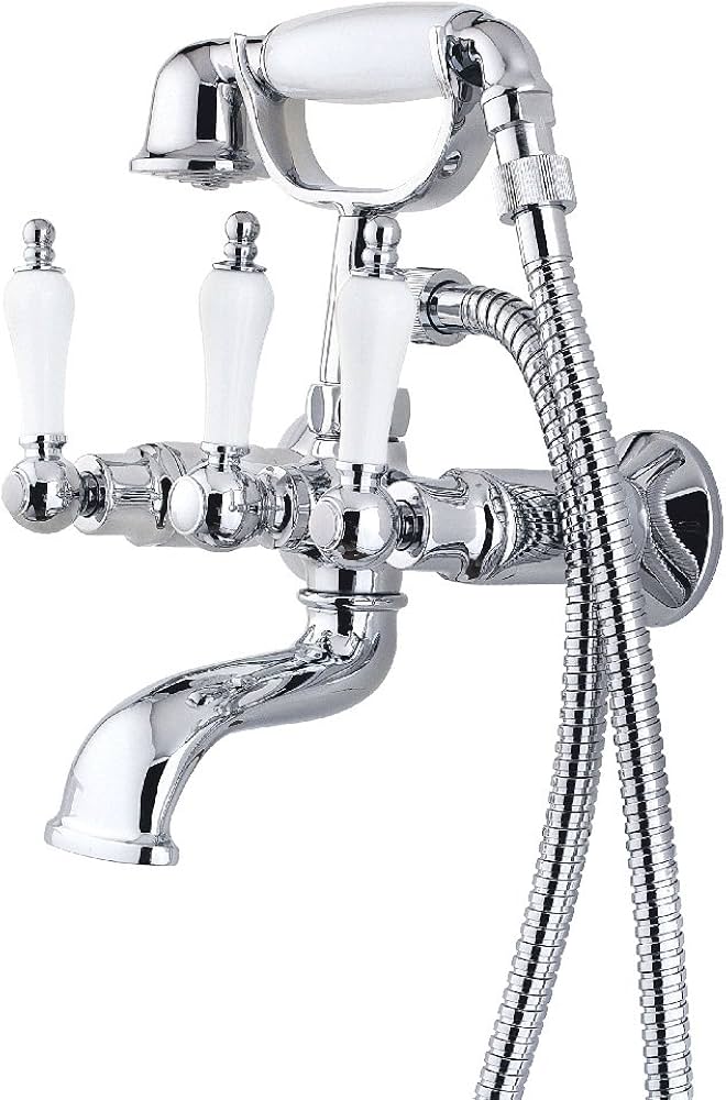 Pfister 801-SVHC Savannah Wall Mount Three Handle Tub/Hand Shower