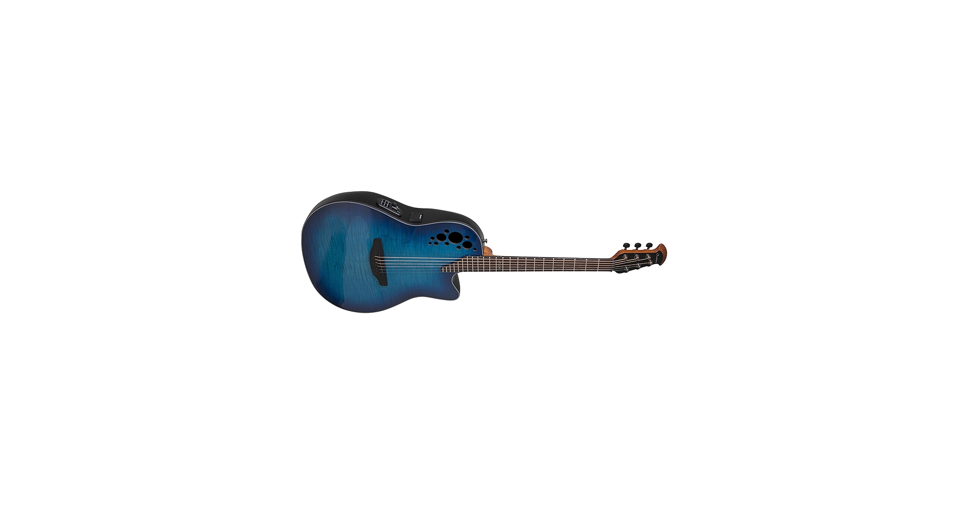 Amazon.com: Ovation CE44P-BLFL-G Celebrity Elite Plus Blue Flamed