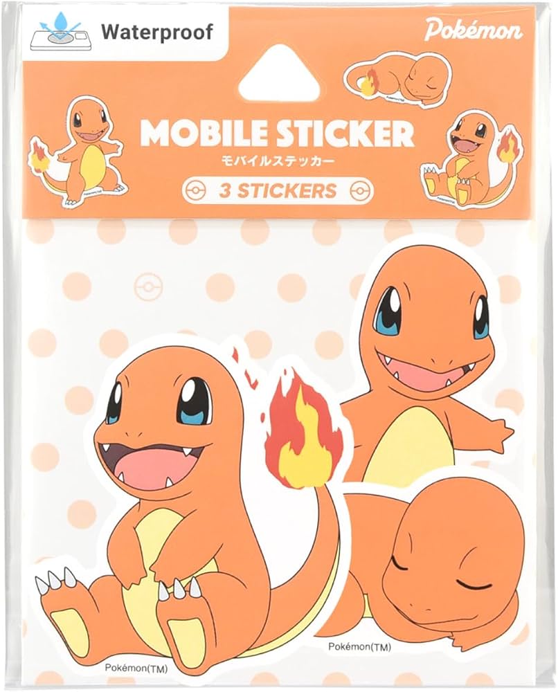 Amazon | グルマンディーズ ポケットモンスター モバイルステッカー
