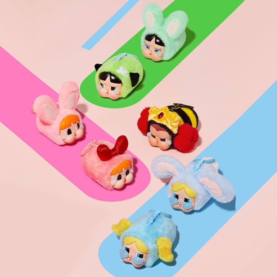 Amazon | POPMART CRYBABY × パワーパフ ガールズ シリーズ ぬいぐるみ
