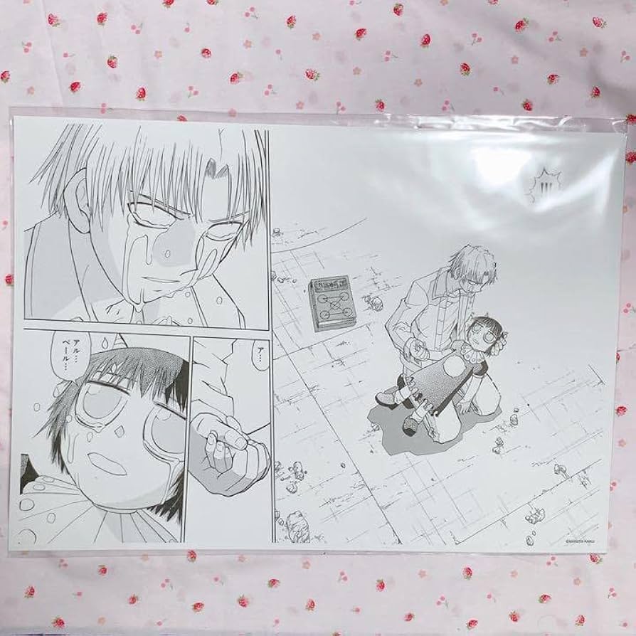 Amazon.co.jp: 金色のガッシュ レイラ アルベール 複製原画 : おもちゃ
