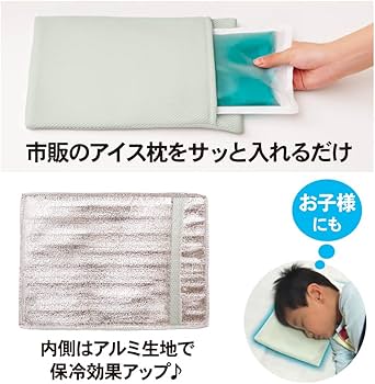 Amazon.co.jp: アルファックス アイス枕用保冷カバー アルミ蒸着