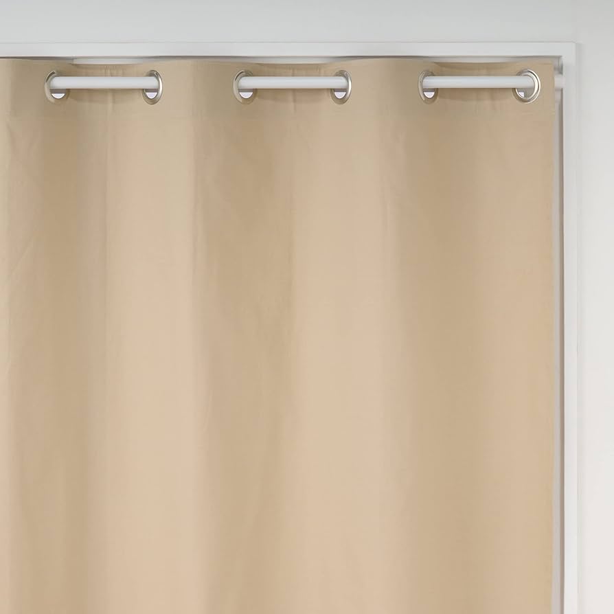 Amazon｜無印良品 綿ハトメカーテン ベージュ 150×150cm 83113926