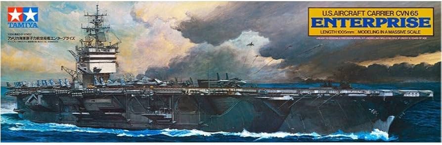 Amazon.com: Tamiya 78007 1/350 USS Enterprise Aircraft Carrier
