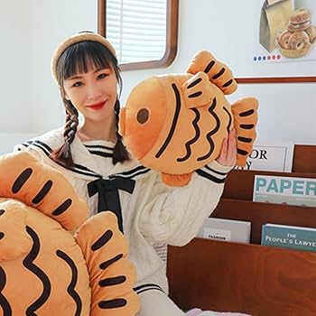 Amazon.co.jp: ZCPACE 13.8インチ かわいいたいやきぬいぐるみ 動物 枕