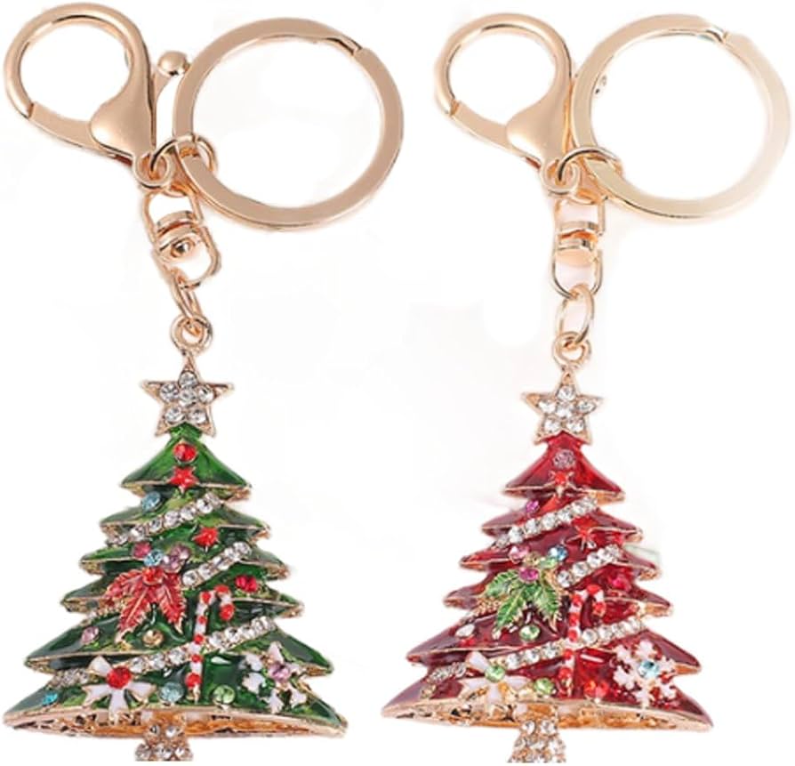 Amazon.co.jp: クリスマスツリーキーホルダー クリスマス ツリー型