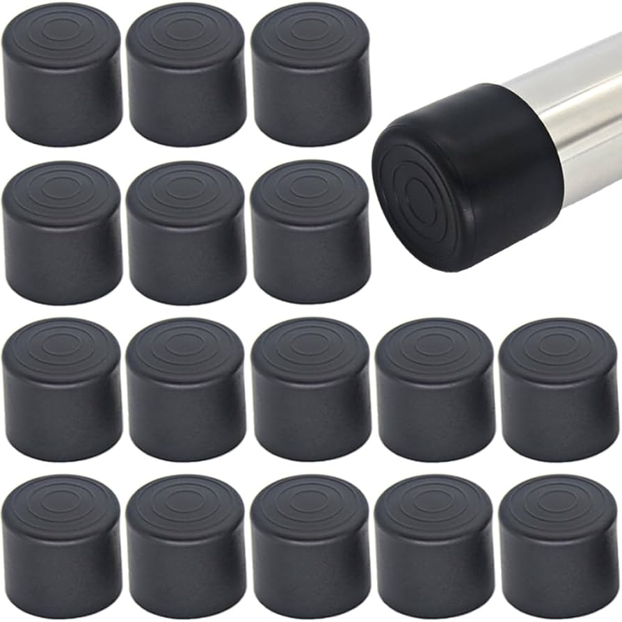 16Pcs 1 Inch (25mm) Round Rubber Chair Leg Tips Caps, Chair Table