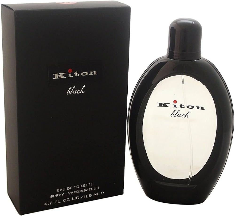 Amazon.com : Kiton Black Eau Di Toilette Spray for Men 4.2 Oz