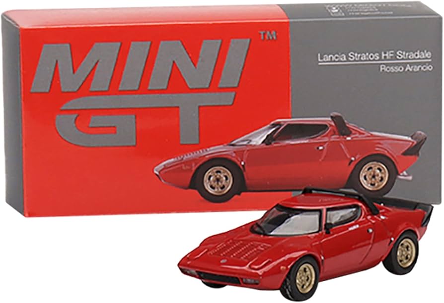 Amazon.com: TRUE SCALE miniatures Lancia Stratos HF Stradale Rosso