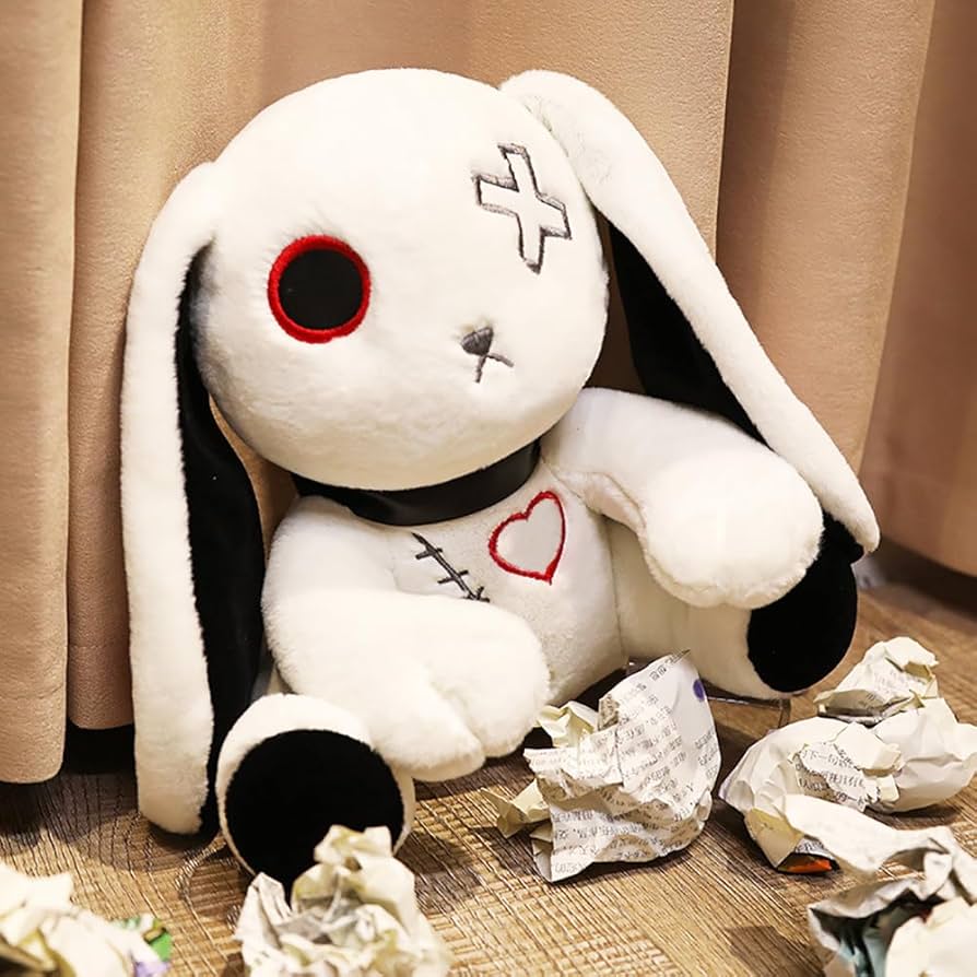 Amazon.co.jp: BIUBIULOVE ゴスウサギ ぬいぐるみ ゴシックバニー