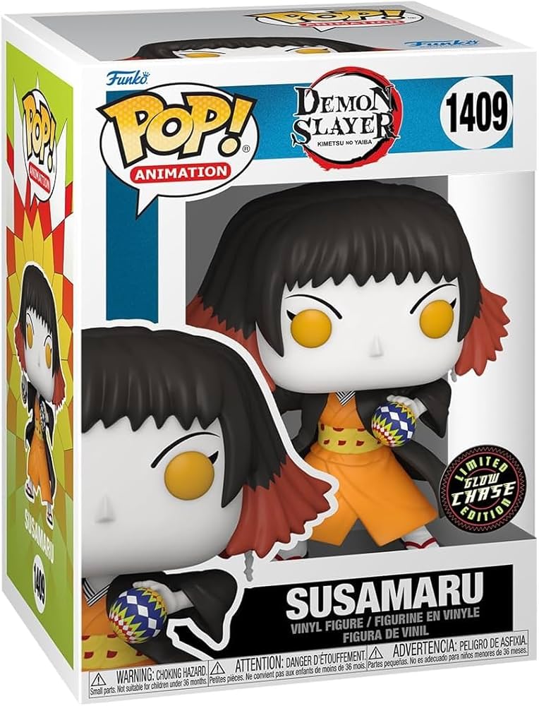 Amazon.com: Funko Pop! Demon Slayer Susamaru Glow Chase Figure