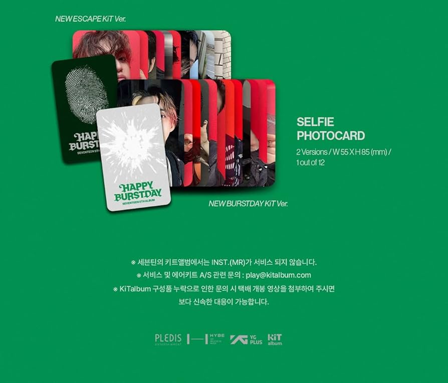 Amazon.com: SEVENTEEN Happy Burstday [KiT Ver.] 5th Album (Random