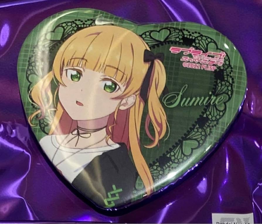 Amazon.co.jp: ラブライブ Liella! ハート缶バッジ 平安名すみれ
