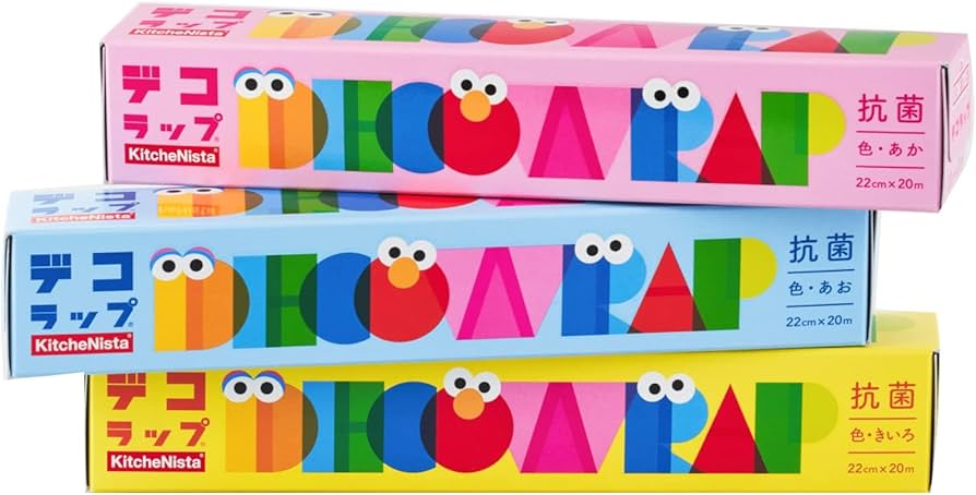 Amazon.co.jp: キッチニスタ デコラップ 抗菌 かわいい 22cm×20m