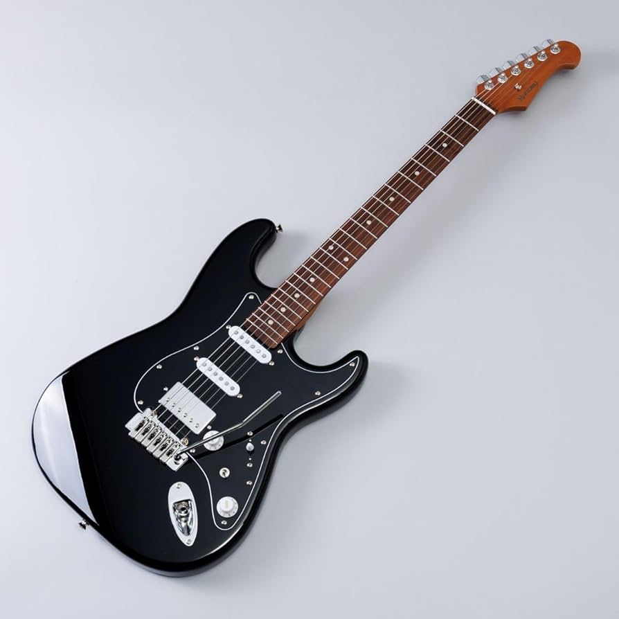 美品◎Mad Axe ストラトキャスター ブラック SSH Mad Axe マッド