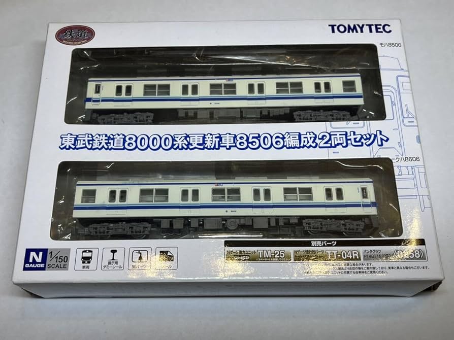 Amazon.co.jp: 鉄道コレクション 東武鉄道8000系 更新車 8506編成 2両