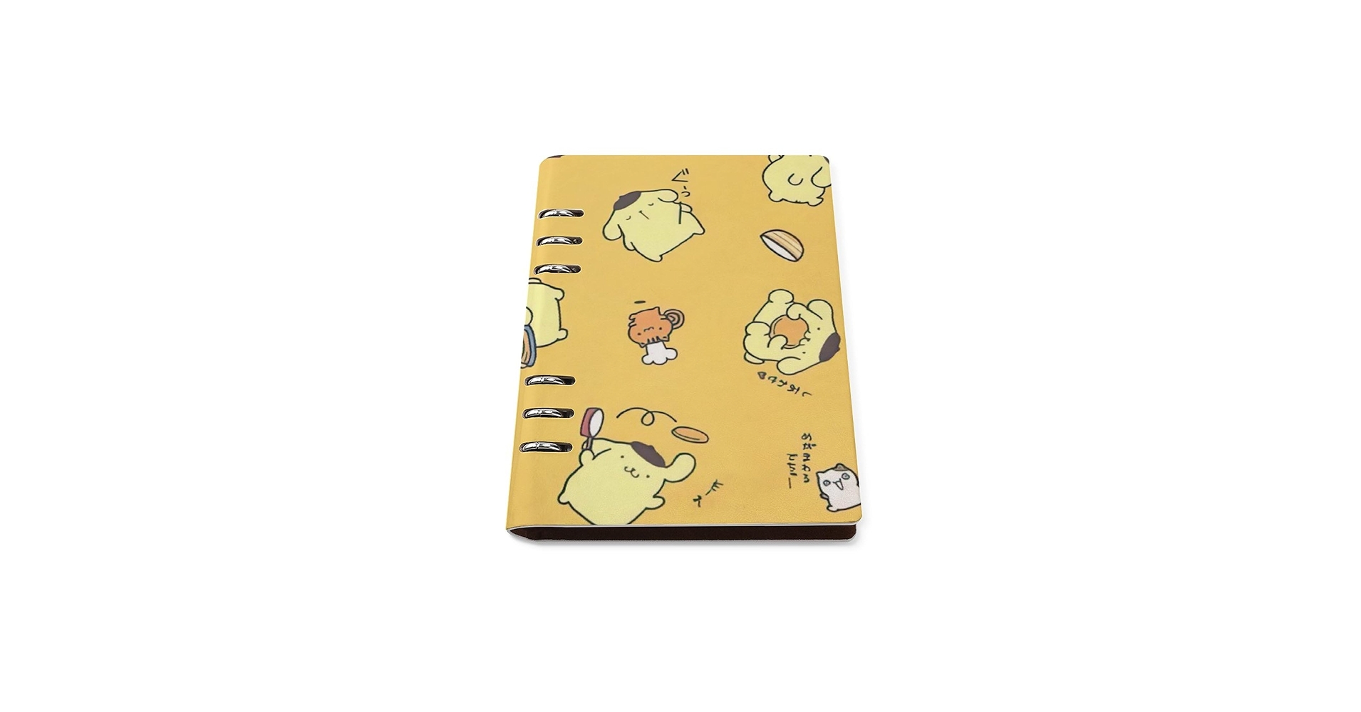 Amazon.co.jp: ポムポムプリン ルーズリーフ 手帳 システム手帳 6穴