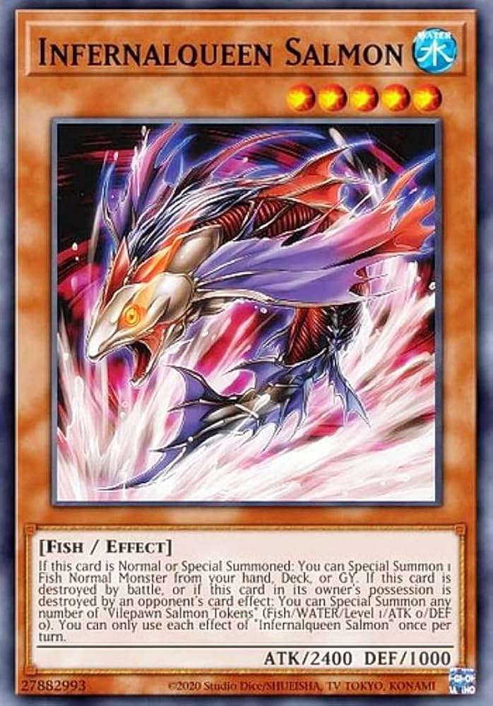 Amazon.co.jp: 遊戯王 DABL-EN031 インフェルノクインサーモン