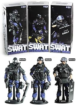 Amazon.com: Lmzauet 12 inch Special Forces Action Figure 1:6 SWAT