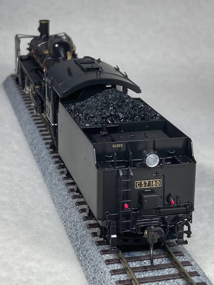 Amazon.co.jp: 天賞堂 C57 180号機 JR東 ばんえつ物語機(作用管