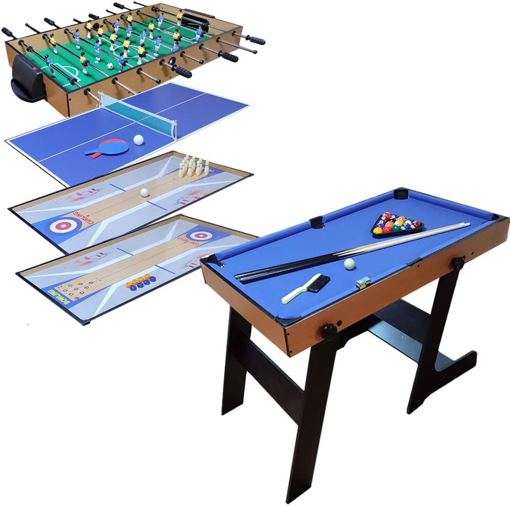 Amazon.co.jp: STUNDSPOOL ゲームテーブル サッカー ビリヤード