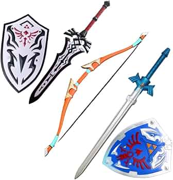 Amazon.co.jp: ゼルダの伝説 コスプレ道具 刀 剣 盾 弓 武器 コスプレ