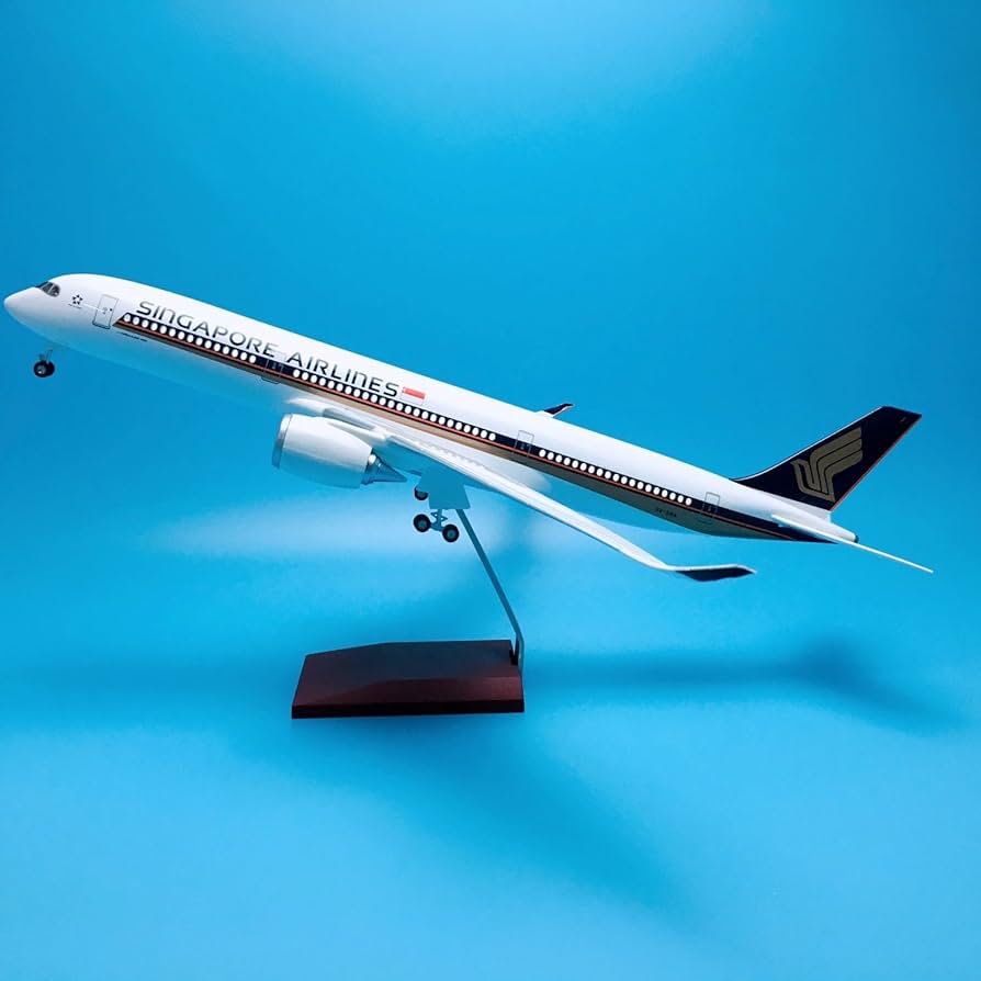 Amazon | 対象: 1:125,47cm 車輪と LED 付き軽飛行機、エアバス A350