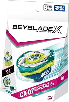 Amazon.com: Takara Tomy Beyblade X CX-07 Starter Pegasus Blast ATR