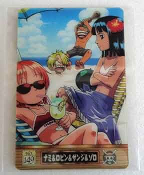 Amazon.co.jp: ONEPIECE ワンピース グミカード NO.149 ナミ＆ロビン