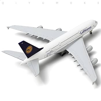 Amazon.co.jp: QIYUMOKE A380 ドイツ 1/300 ダイキャストメタル飛行機