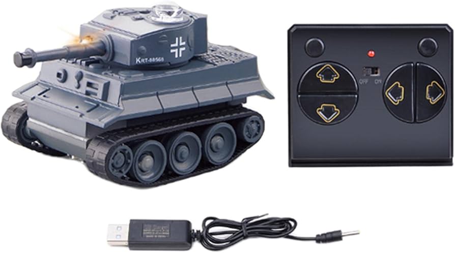 Amazon.co.jp: RCバトルタンク、ミニリモコン戦闘タンクミリタリー