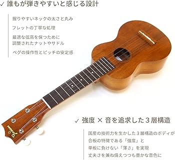 Amazon.com: FAMOUS Ukulele, Braun (FS-5G) : Musical Instruments