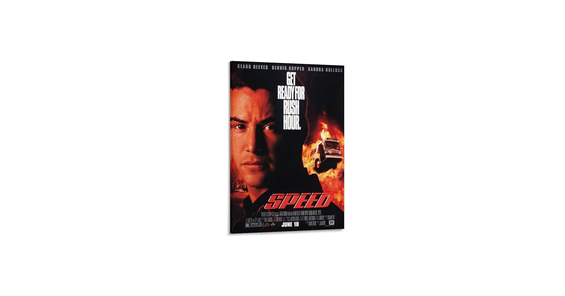Amazon.co.jp: Speedスピード映画ポスターキアヌリーブスデニス
