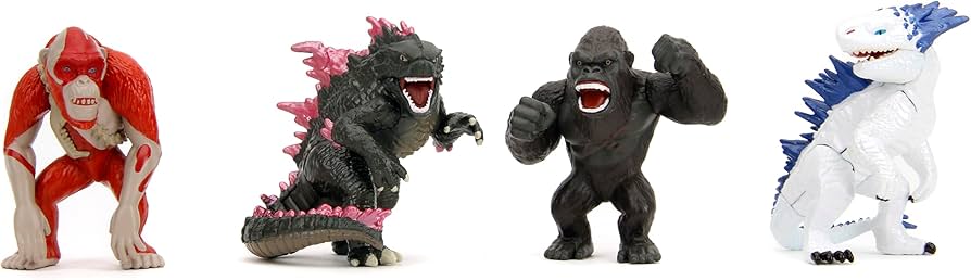 Amazon.com: Jada Godzilla x Kong Metalfigs 4 Pack 2.5