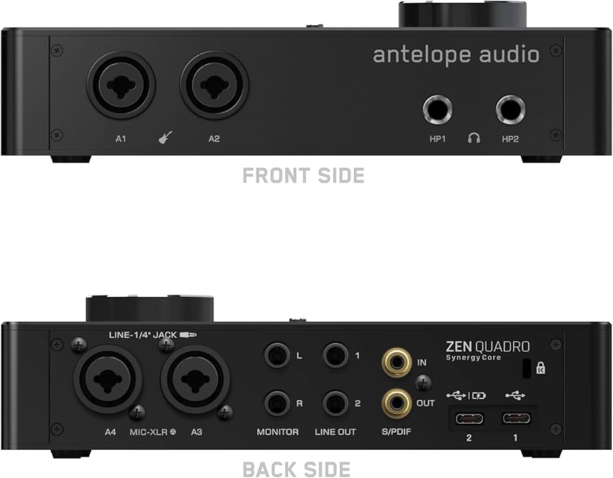 Amazon.com: Antelope Audio Zen Quadro USB-C Podcast & Recording