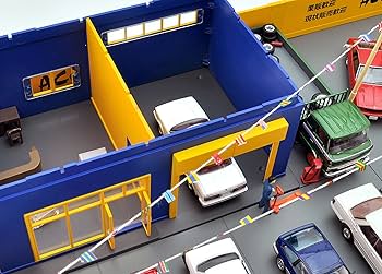 Amazon | トミカラマ ヴィンテージ 04c 1/64 中古車店 アクセル426