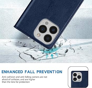Amazon.com: ZZXX for iPhone 13 Pro Wallet Case with [RFID Blocking