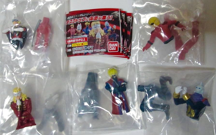 Amazon.co.jp: 機動戦士ガンダム デスクトップに仮面が集う！ 全5種