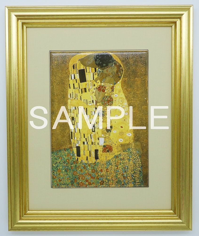 Amazon｜大塚国際美術館 陶板 額装品A ｢接吻｣ クリムト、グスタフ 絵