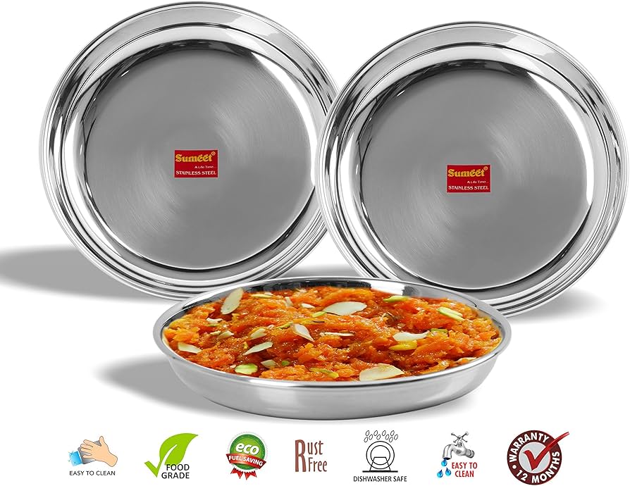 Amazon.com | Sumeet Stainless Steel Heavy Gauge Medium Halwa