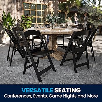 Amazon.com: Flash Furniture Hercules™ Series Folding Chair - Black
