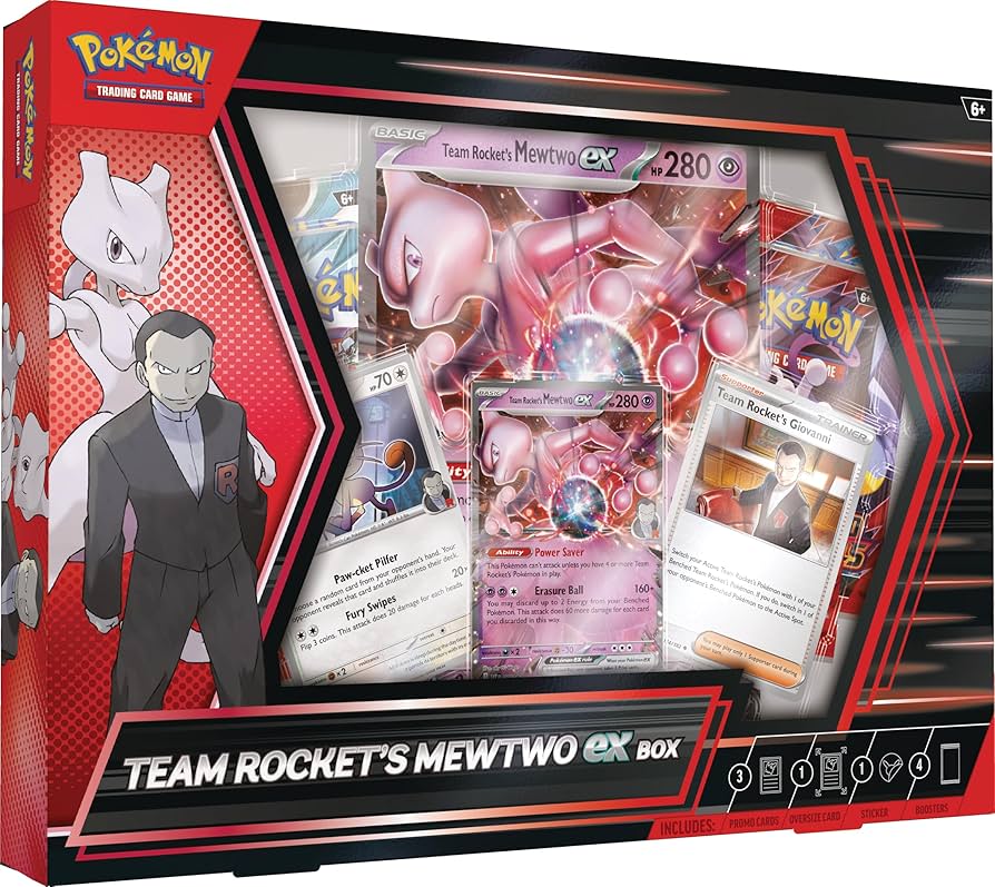 Amazon.co.jp: ポケモンTCG:チームロケットミュウツーexボックス-4