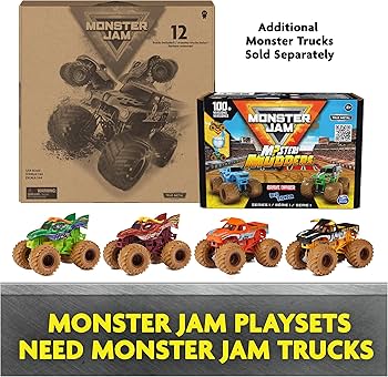 Amazon.com: Monster Jam Garage Playset and Storage with Exclusive