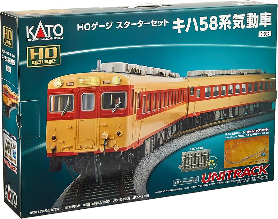 Amazon | KATO HOゲージ HO スターターセット キハ58系気動車 3-004