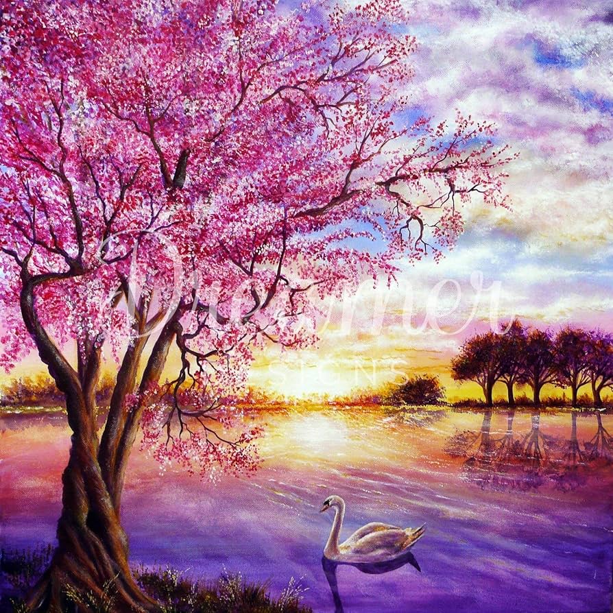 Dreamer Designs - Twisted Blossom, 5D Diamond Painting Kit, 30 x