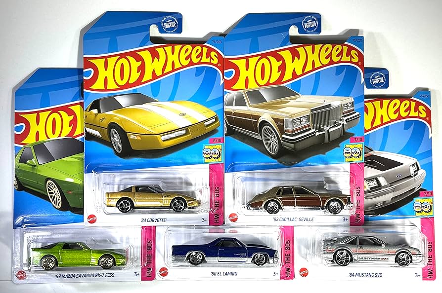 Amazon.com: Hot Wheels - 5 Pack Special Bundle - HW: The 80's