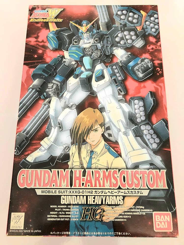 Amazon | 1/100 ガンダムヘビーアームズカスタム (新機動戦記ガンダムW