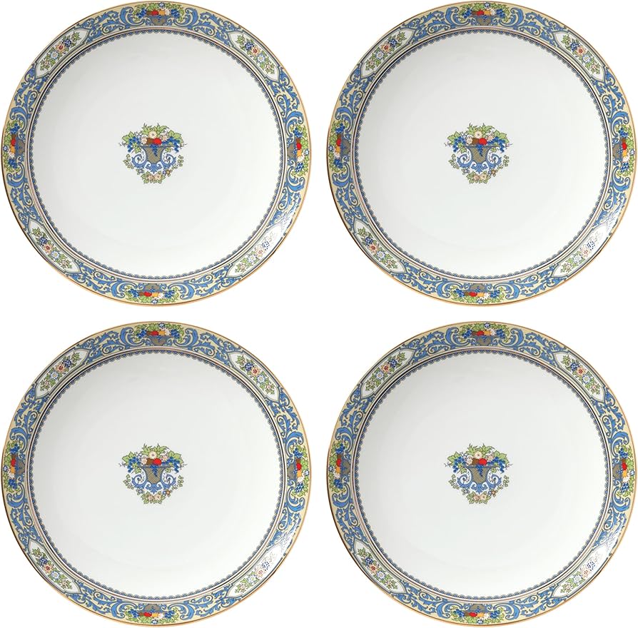 Amazon.com | Lenox 893654 Autumn White 4-Piece Dinner Plate Set