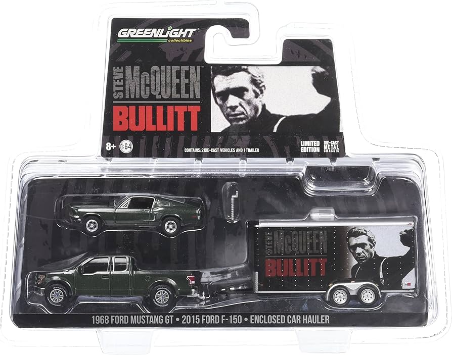 Amazon.com: Greenlight 1: 64 Hitch & Tow - Steve McQueen Bullitt