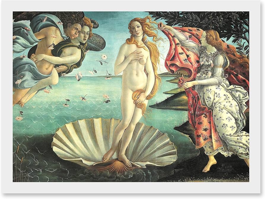 Amazon｜絵画 貝殻の女神 ヴィーナスの誕生 ボッティチェッリ A4